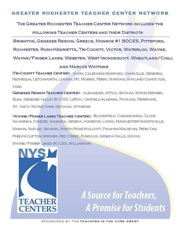 New York State Teacher Centers New York State Teacher Centers